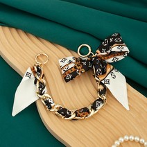 로하 스카프 매듭 체인 핸드백 가방 스트랩