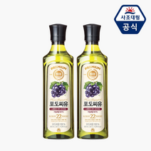 [사조대림] 해표 포도씨유 500ml x 2개/식용유, 2개