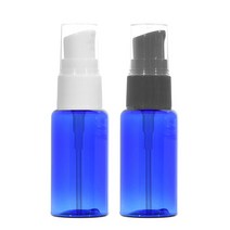 에센스용기 10ml 15ml 20ml 30ml 40ml 펌핑용기, 1개, 15ml 청색용기 검정캡