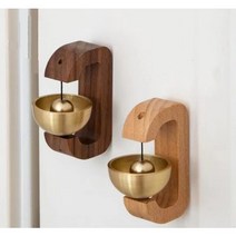 출입문종 윈드차임 현관문종 현관종 문종, Dark Brown