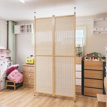 뉴트로 스윙 원목 가벽 파티션 한 폭 60cm 현관 중문 거실 주방 공간분리 높은파티션, 3단