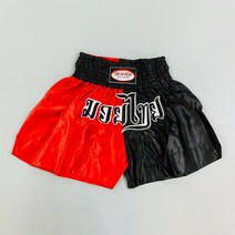 스칸다 복싱 무에타이 킥복싱 트렁크 레드 [SD-047], XL