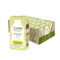 상하목장 유기농 저지방 우유 200ml 24개