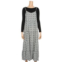 GGPX_on 기하학 패턴 롱 뷔스티에 원피스 (GNHOPD11F) 415508