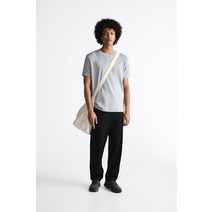 독일 자라 ZARA BASIC 니트 티셔츠 - 밝은 회색