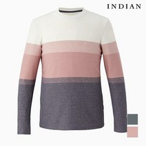 인디안 스트라이프 패턴 슬림 긴팔티셔츠 MIVALWS1361 1