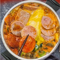 의정부 햄폭탄 부대찌개 밀키트 1kg 즉석 캠핑 음식 육수 요리 간단, 1팩