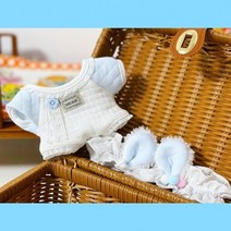 무속성솜인형 무속성인형 아이돌인형 핸드메이드 101520cm 2pc 인형 옷 귀여운 점프 슈트 토끼 머리띠 kpop 봉제 인형 복장 완구 아기 인형 39 s 액세서리 93, 2피스, 15cm