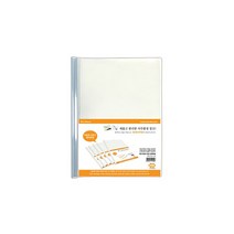 쫄대화일 라운드 대용량 고투명 사무용품 쫄대파일 A4 사무 문구 학원 학교 단체 홍보, 라운드쫄대고투명대용량(1봉10개)