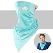 Joyce shop 오래달리기 XTJ07 여름 쿨 얼굴가리개 햇빛가리개 자외선차단 마스크 골프 등산 낚시 자전거 스포츠 버프 바라클라바 넥워머 목토시 모자 멀티스카프 반다나 오토바이, 민트블루