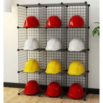 안전모 거치대 스탠드 헬멧보관함 하이바 보관대 랙, 3열 4