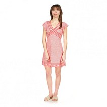 MICHAEL Michael Kors Palm Border Crisscross DrESS - Sangria 하객 피로연 빅사이즈 졸업식 원피스