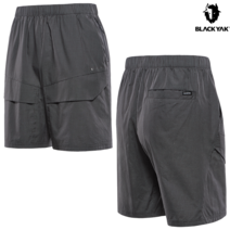 블랙야크 남성 허리밴딩 여름 립스탑 반바지 M클리커5팬츠 1BYHPM2009