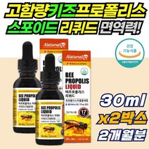 고함량 유아 키즈 비 프로폴리스 리퀴드 스포이드 원액 효과 활성산소 제거 플라보노이드 원료 캐나다 폴리폴리스 환절기 면역력 높이는 영양제 구강항균 항산화 캐나다 식약처인증