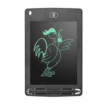 스마트전자칠판 전자칠판 4.4/6.5/8.5 인치 LCD 그리기 태블릿 어린이 그림 도구 전자 쓰기 보드 교육 장난감 작은 칠판, 6.5 inch black