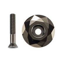 산악 자전거 다이아몬드 MTB 스템 탑 캡 헤드셋 커버 레인보우 컬러 번트 블루 액세서리, F Silver 32mm, CHINA