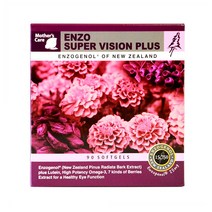 Mothers Care 뉴질랜드 마더스케어 엔조 슈퍼비전 엔조제놀 루테인 베리 90정 enzo Super Vision, 1개