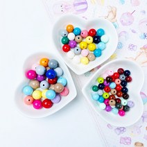 페일톤컬러 아크릴 구슬비즈(20g), 3사이즈전부