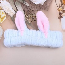 세안밴드 헤어밴드 단발 머리띠 귀안아픈머리띠, 블루(a)