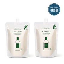 아로마티카 로즈마리 헤어 씨크닝 컨디셔너 500ml (리필) 2개, 단품없음