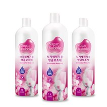 슈가버블 친환경 식기세척기용 헹굼보조제, 1L, 3개