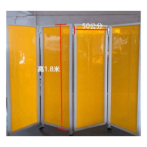 접이식 용접 가림막 불티 작업 현장 공사장 화재 예방, 검정색 두께 1mm 너비 50cm180cm