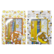 리락쿠마 문구세트, 랜덤 발송, 8개