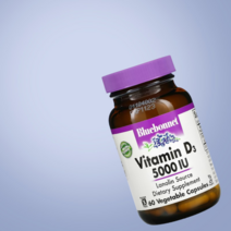 비타민d3 Bluebonnet Nutrition 비타민D3 5OOOIU (125mcg) 콜레칼시페롤 비타민D-3 베지캡슐 [6O정*1병]