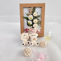 향기나는 미니 액자 석고방향제 실내 인테리어, 라일락 향