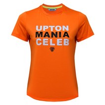 업튼 UPTON 매니아 셀럽 멜란지 오렌지 여성용 배드민턴의류