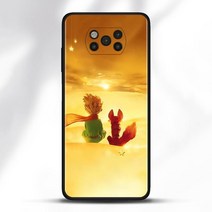 Xiaomi Poco X3 용 블랙 소프트 케이스 NFC F3 GT M3 Pro 5G F1 핸드폰 카파 실리콘 TPU 쉘 Fundas The Little Prince Fox, [03] For Mi Poco X3 Pro, [05] B05