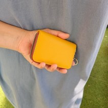 [현대아코디언24] [자스나로 BRO-3] 아코디언 카드지갑 지퍼 동전 키링 NFC 교통카드 중복인식 방지특허
