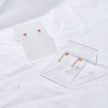 스튜디오투명 아크릴 귀걸이 진열대 거치대 ㄱ자형