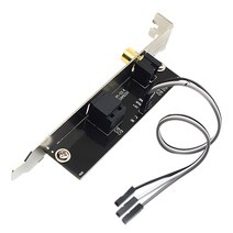 Youmine 24Bit 192Khz 도터 카드 SPDIF 광학 및 RCA 출력 플레이트 케이블 브래킷 ASUS Gigabyte 용 디지털 오디오, 광섬유 출력 보드