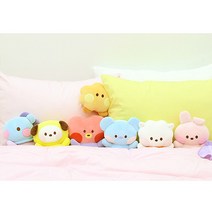 BTS BT21 미니니 소울메이트 쿠션 인형 베개 정품 굿즈, 혼합/타타