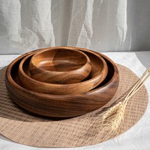동그리동동 아카시아 우드 플레이트, M (20cm)