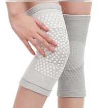 오다리교정기 2pcs 자체 가열 지원 무릎 패드 다리 따뜻하게 중괄호 관절염 관절 통증, 회색, l