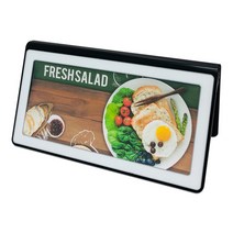 CNM248 아크릴 A형 메뉴 꽂이 220x100mm 블랙