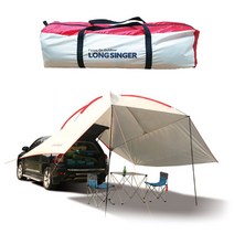 LONGSINGER 캠핑용 차박텐트 + 전용가방, 화이트