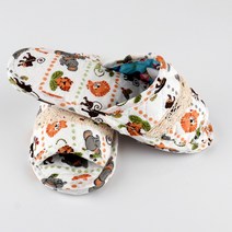 BOFO 여성용 거실 천 슬리퍼 퀼트 면 실내화, 더블형-3번 동물원