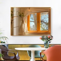 인테리어 큐빅 그림 장식 만들기 선물 취미 창문 풍경 대형 보석십자수 재료 세트 diy, 90x120cm 전체 원형 큐빅