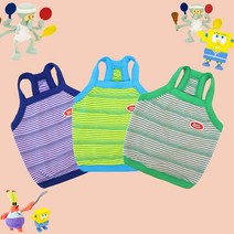 아스터슈 다이나믹 국산 자체제작 명품 사계절 강아지옷 민소매 크롭 티셔츠 나시티, 블루 아스터