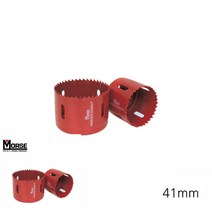 디앤씨공작소 모르스 바이메탈 홀쏘 홀컷터 홀쇼 41MM 홀쓰 석고보드홀쏘 롱홀쏘, 1개