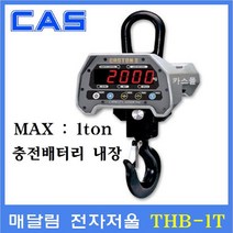 카스 매달림 전자저울 카스톤2 THB 1ton 산업현장 톤백 호이스트 호퍼 크레인