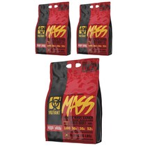 뮤턴트 더 오리지널 근육량 게이너 스트로베리 바나나 맛, 6.8kg, 3개