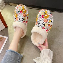 귀여운슬리퍼 겨울 사무실슬리퍼 캐릭터털슬리퍼