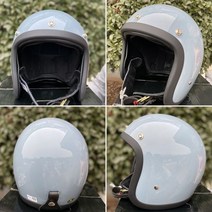 바이크 스냅백 헬멧 여름용 반모 TT & CO CASCOS 레트로 빈티지 페이스 오토바이 로우 프로파일 감소 일본 국 스타일 유리 섬유 소형 쉘 500TX, XXXL_CHINA, GREY