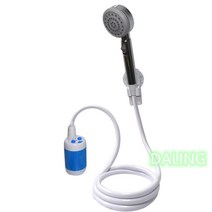 캠핑용 야외 충전식 무선 샤워기 차박 캠핑 카라반 낚시 해루질 이동식 샤워기, 분홍 고급형