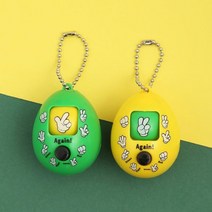 욜케이유 미니 게임기 가위 바위 보 장난감 술자리 보드 학습발달, 레드