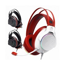 앱코 해커 N995 ENC 가상 7.1채널 RGB 게이밍 헤드셋 화이트, 단품